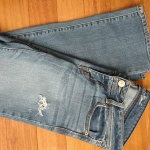 American Eagle Distressed Slim Boot Jeans